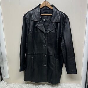 ColeBrook Elegant Women's Black Leather Jacket Super Soft